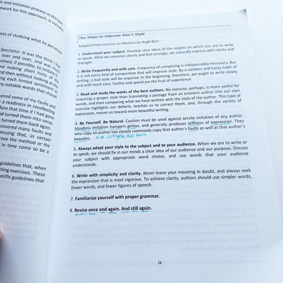 Elements of Style Text & Workbook William Strunk Jr. Set of 2 Writing Guides - Picture 7 of 9